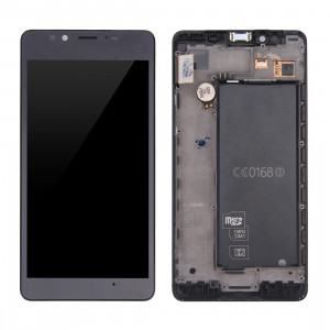 iPartsAcheter pour Microsoft Lumia 950 écran LCD + écran tactile Digitizer Assemblée avec cadre (Noir) SI19BL667-20