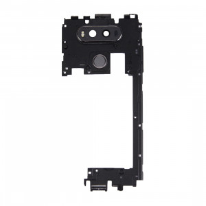 iPartsAcheter pour LG V20 Cadre moyen lunette avec arrière lentille de la caméra (Noir) SI228B1836-20