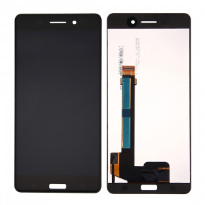 iPartsAcheter pour Nokia 6 LCD écran + écran tactile Digitizer Assemblée (Noir) SI80BL262-20