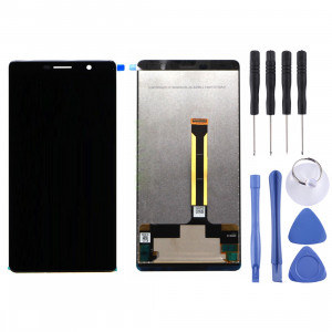 Ecran LCD et Digitizer Full Assembly pour Nokia 7 Plus (Noir) SH929B1783-20