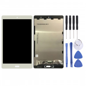 Ecran LCD et ensemble de numérisation complet pour Huawei MediaPad M3 Lite 8.0 pouces / CPN-W09 / CPN-AL00 / CPN-L09 (Blanc) SH952W1820-20