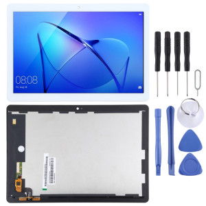 Écran LCD et numériseur Assemblage complet de Huawei MediaPad T3 10 / AGS-L03 / AGS-L09 / AGS-W09 (Blanc) SH959W581-20