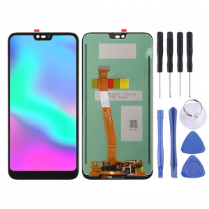 Ecran LCD et système de numérisation complet (prise en charge de l’identification d’empreintes digitales) pour Huawei Honor 10 (noir) SH088B799-20