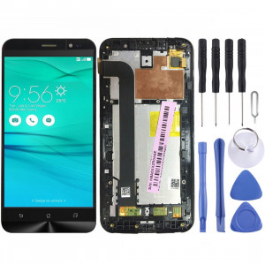 Ecran LCD et ensemble de numérisation complet avec cadre pour Asus Zenfone GO ZB552KL X007D (Noir) SH29BL1589-20