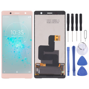 Écran LCD OEM pour Sony Xperia XZ2 Compact avec assemblage complet du numériseur (or) SH180J1334-20