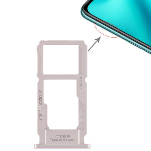 Pour OPPO R11 Plus Plateau de carte SIM + Plateau de carte SIM / Plateau de carte Micro SD (Argent) SH419S1534-20