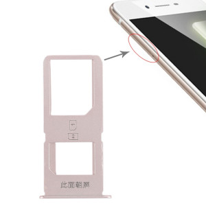 Pour Vivo X6S Plus 2 x plateau de carte SIM (or) SH430J1448-20