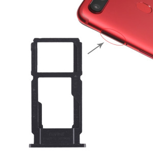 Pour OPPO R11s plateau de carte SIM + plateau de carte SIM/plateau de carte Micro SD (noir) SH445B1154-20