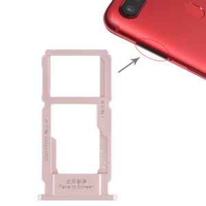 Pour plateau de carte SIM OPPO R11s + plateau de carte SIM/plateau de carte Micro SD (or rose) SH45RG1833-20