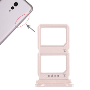 Pour Vivo Xplay6 2 x plateau de carte SIM (or) SH448J833-20