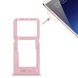 Pour Vivo X20 Plus plateau de carte SIM + plateau de carte SIM/plateau de carte Micro SD (or rose) SH70RG857-20