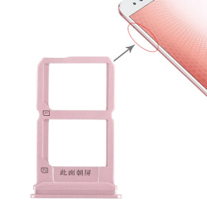 Pour Vivo X9s Plus 2 x plateau de carte SIM (or rose) SH73RG1315-20