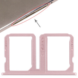 Pour Vivo Xplay5 2 x plateau de carte SIM (or rose) SH78RG1795-20
