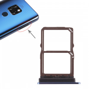 2 x Plateau pour carte SIM pour Huawei Mate 20 (bleu saphir) SH99SB1514-20