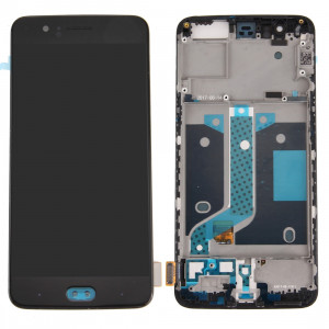 iPartsBuy OnePlus 5 écran LCD + écran tactile numériseur avec cadre (noir) SI542B349-20