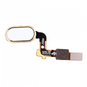 iPartsBuy OPPO A59 / F1s Capteur d'empreintes digitales Flex Cable (Gold) SI557J1771-20