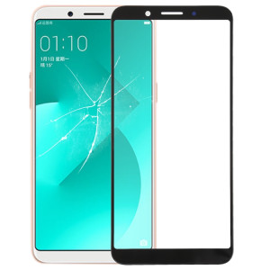 For OPPO A83 Front Screen Outer Glass Lens (Black) SH664B560-20