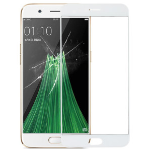 For OPPO R11 Plus Front Screen Outer Glass Lens (White) SH686W1883-20