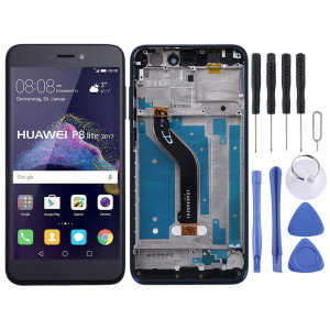 Ecran LCD et assemblée complète du numériseur avec cadre pour Huawei P8 Lite (2017) (Noir) SH93BL196-20