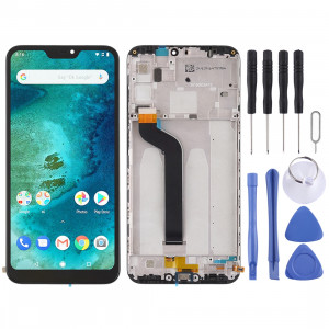 Ecran LCD et Digitaliseur Complet avec Cadre pour Xiaomi Redmi 6 Pro (Noir) SH809B986-20