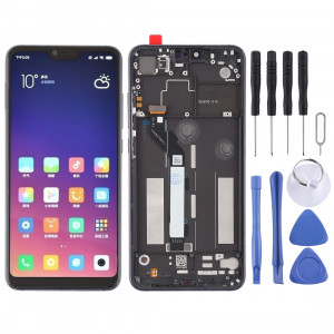 Ecran LCD et numériseur Assemblage complet avec cadre pour Xiaomi Mi 8 Lite (Noir) SH812B541-20