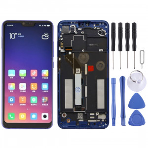 Ecran LCD et numériseur Assemblage complet avec cadre pour Xiaomi Mi 8 Lite (bleu) SH812L1598-20