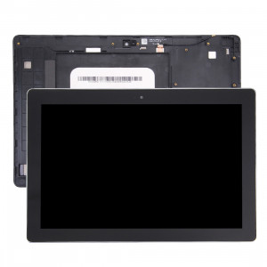 iPartsAchat Asus ZenPad 10 Z300C / Z300CG / Z300CNL / Z300M / Z300CL LCD Écran + Écran Tactile Digitizer Assemblée avec Cadre (Noir) SI71BL1862-20