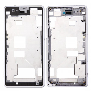 iPartsAcheter pour Sony Xperia Z1 Compact / Mini Cadre Avant Cadre LCD (Blanc) SI001W464-20