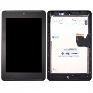 iPartsAcheter Asus Fonepad 7 / ME372CG / ME372 K00E écran LCD + écran tactile Digitizer Assemblée avec cadre (Noir) SI052B241-20