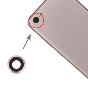 Pour le couvercle de l'objectif de l'appareil photo Vivo X9 Plus (or) SH059J728-20