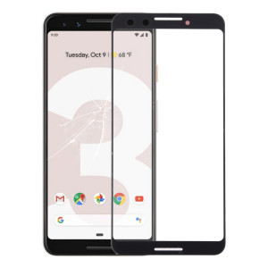 Lentille en verre externe de l'écran avant pour Google Pixel 3 (noir) SH133B1269-20