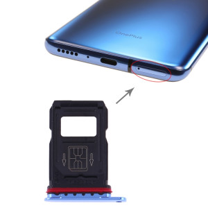 Pour OnePlus 7 Pro Plateau de carte SIM + Plateau de carte SIM (Bleu) SH179L764-20