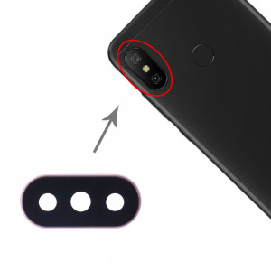 Cache-objectif d'appareil photo pour Xiaomi Redmi 6 Pro / MI A2 Lite (or) SH381J744-20
