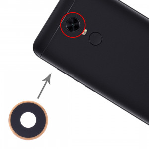 10 lentilles de protection pour PCS pour Xiaomi Redmi 5 Plus (or) SH383J1744-20