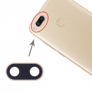 Cache-objectif de l'appareil photo pour Xiaomi Mi 5X / A1 (Or) SH385J1615-20
