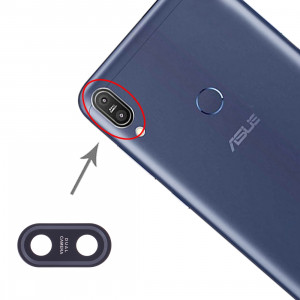 Cache-objectif de la caméra pour Asus Zenfone Max Pro M1 ZB601KL ZB602KL ZB555KL (Noir) SH396B1262-20
