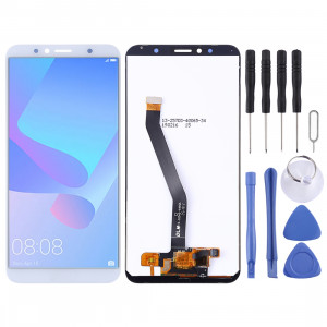 Ecran LCD et ensemble de numérisation complet pour Huawei Y6 Prime (2018) (Blanc) SH98WL629-20
