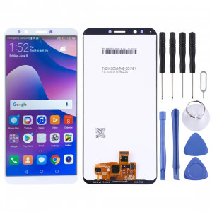 Ecran LCD et ensemble de numérisation complet pour Huawei Y7 Prime (2018) (Blanc) SH400W204-20