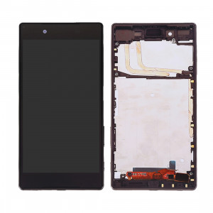 iPartsAcheter pour Sony Xperia Z5 écran LCD + écran tactile Digitizer Assemblée avec cadre (Noir) SI458B1035-20