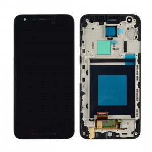 iPartsAcheter pour Google Nexus 5X écran LCD + écran tactile Digitizer Assemblée avec cadre (Noir) SI501B1703-20