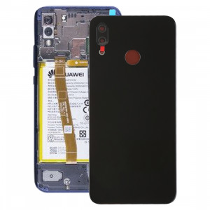 Couverture arrière avec objectif d'appareil photo (d'origine) pour Huawei P20 Lite / Nova 3e (noir) SH58BL293-20