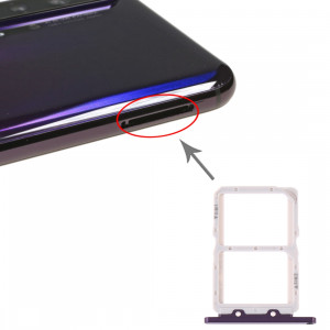 Bac à carte SIM + Bac à carte SIM pour Huawei Honor 20 Pro (Violet) SH585P1666-20