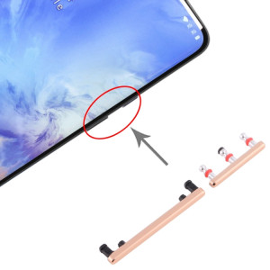 Pour le bouton d'alimentation et le bouton de contrôle du volume OnePlus 7 Pro (or) SH630J458-20