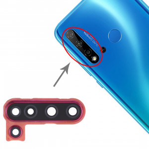 Cache-objectif pour appareil photo Huawei Nova 5i (rouge) SH635R754-20