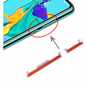 Bouton d'alimentation et bouton de contrôle du volume pour Huawei P30 (Orange) SH639E420-20