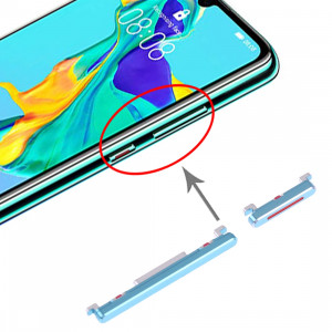 Bouton d'alimentation et bouton de contrôle du volume pour Huawei P30 (Twilight) SH39JS1884-20