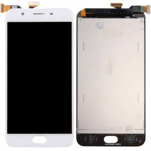 iPartsBuy OPPO A59 / F1s écran LCD + écran tactile Digitizer Assemblée (blanc) SI670W1101-20