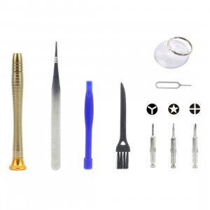 JIAFA JF-8168 9 dans 1 professionnel tournevis réparation Tool Kits ouverts pour iPhone SJ28101683-20