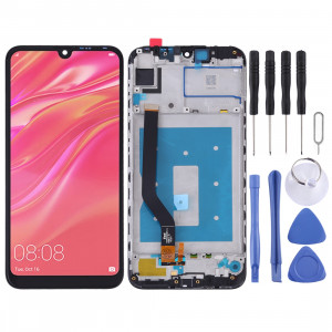 Ecran LCD et ensemble de numérisation complet avec cadre pour Huawei Y7 Prime (2019) (Noir) SH878B399-20