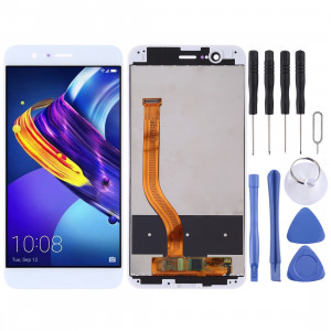 Ecran LCD et Assembleur Complet Digitaliseur avec Cadre pour Huawei Honor V9 (Blanc) SH896W628-20